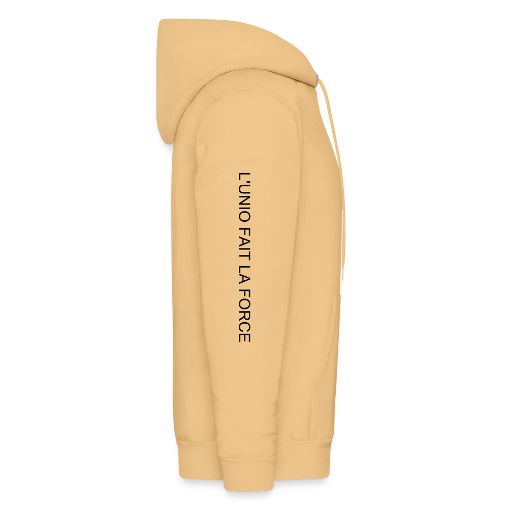 Men's Hoodie - light gold 