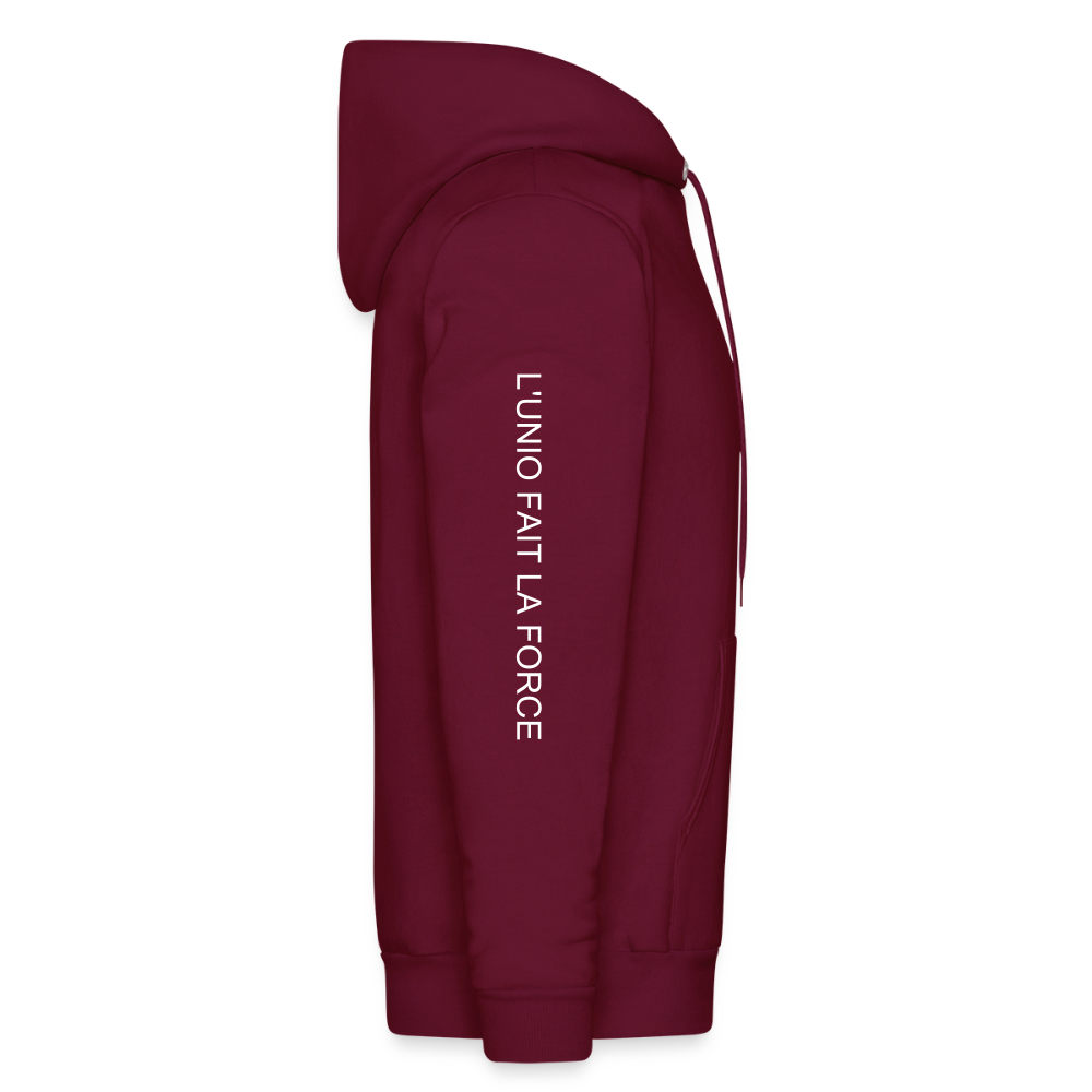 Men's Hoodie - burgundy