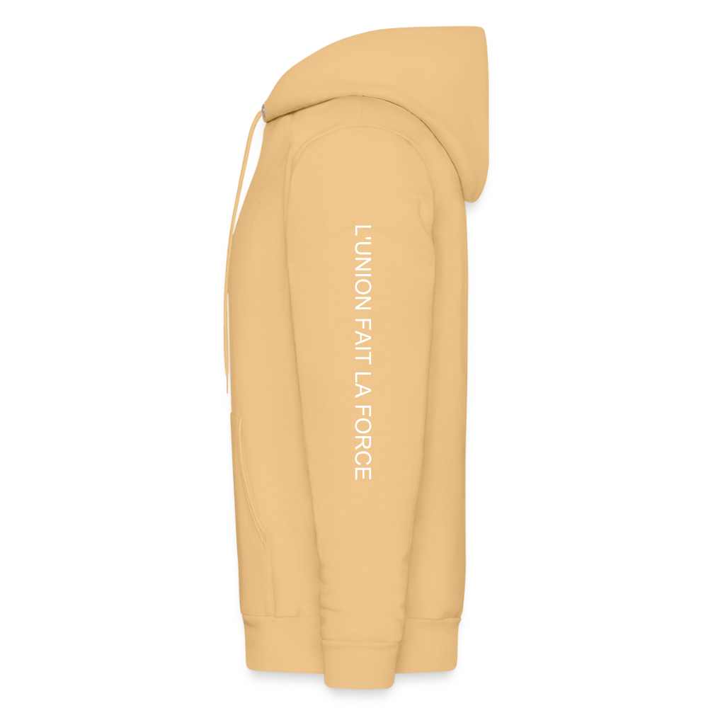 Men's Hoodie - light gold 