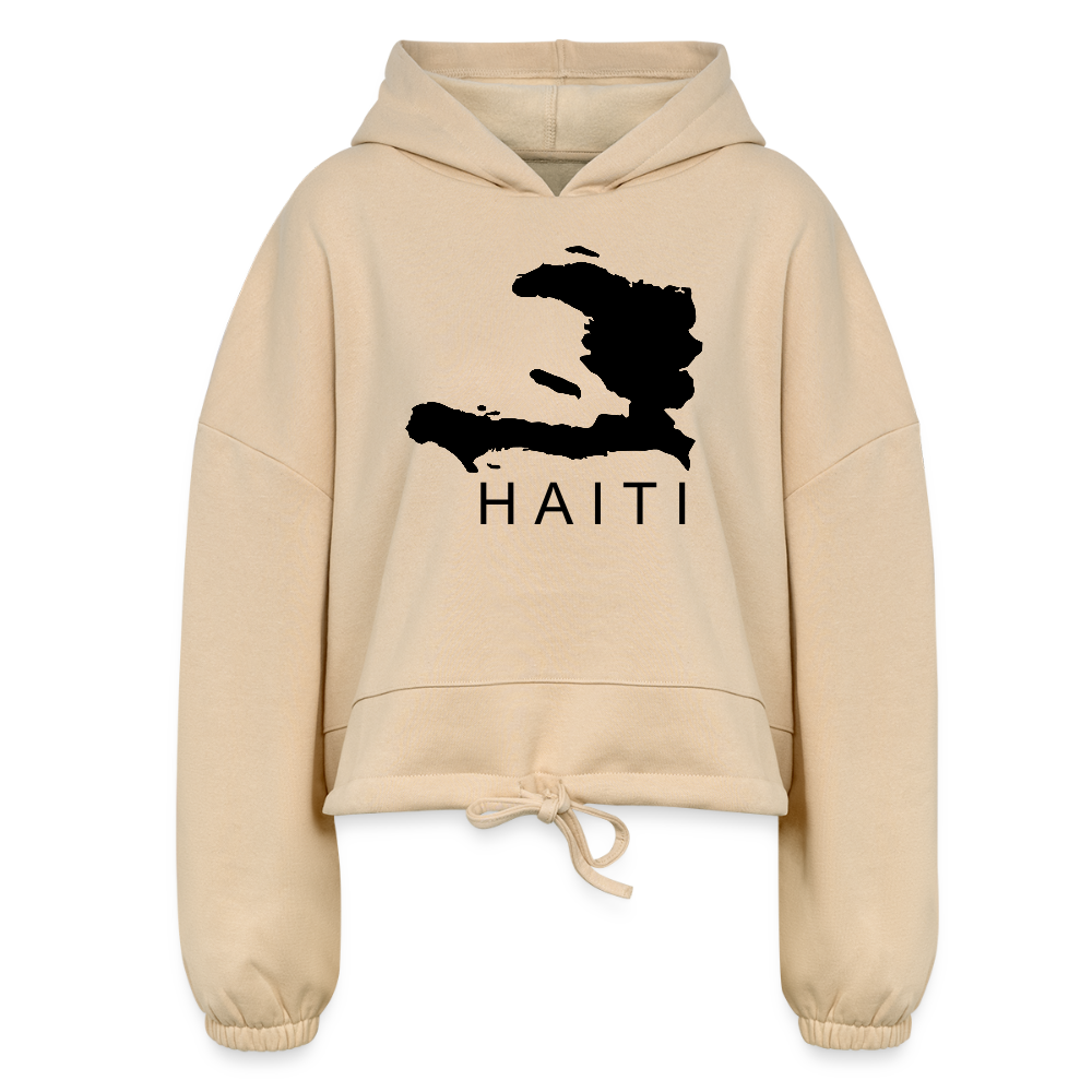 Women’s Cropped Hoodie - nude