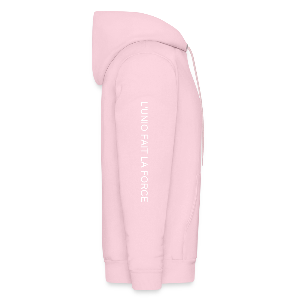 Men's Hoodie - pale pink