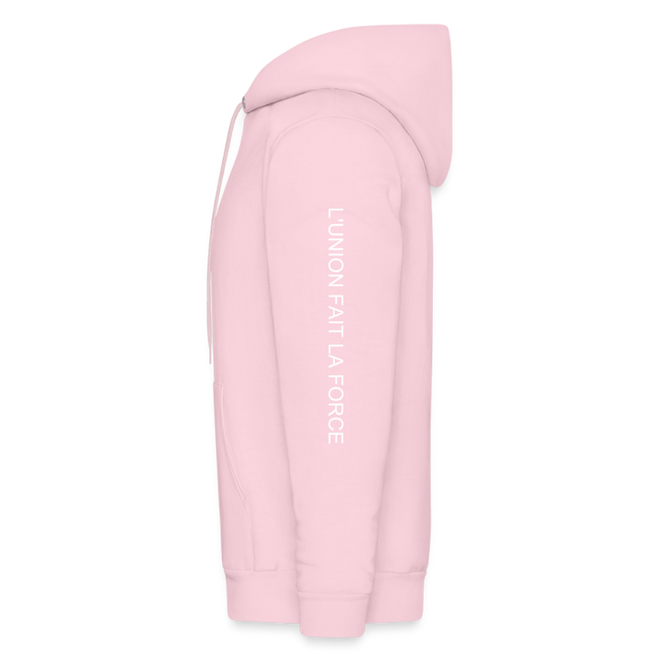 Men's Hoodie - pale pink