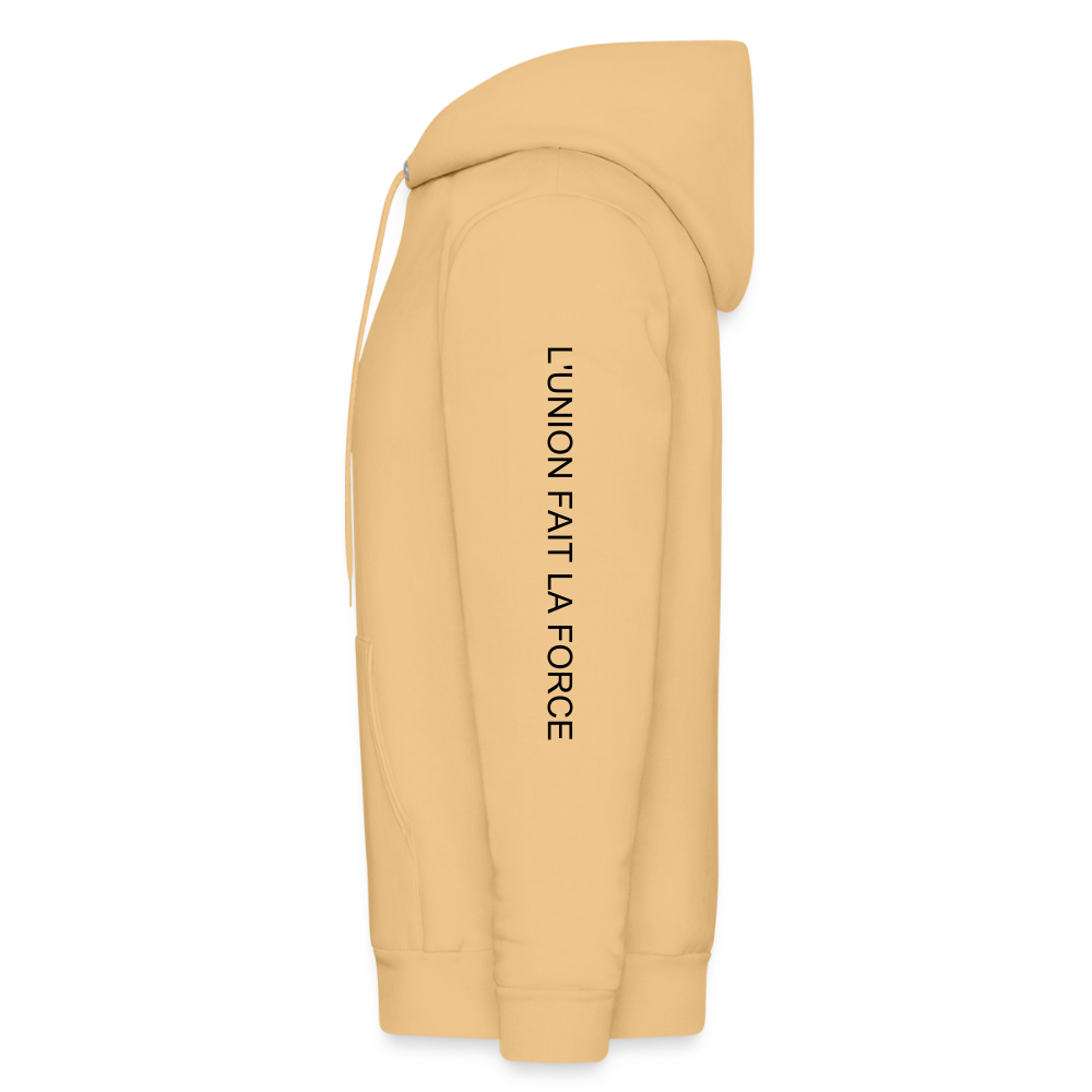 Men's Hoodie - light gold 